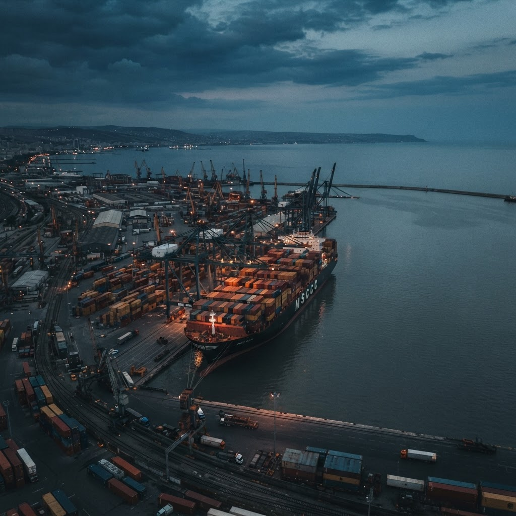 Caspian Sea logistics corridor